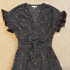 Max Studio Black Floral Dress